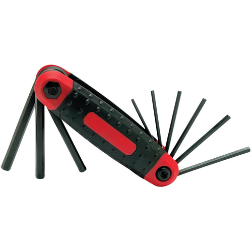Bi-Material Handle Performance Tool 1402 Drill Bit Set - 9 Sizes Ranging from 5/64 to 1/4-Inch for Precision Drilling