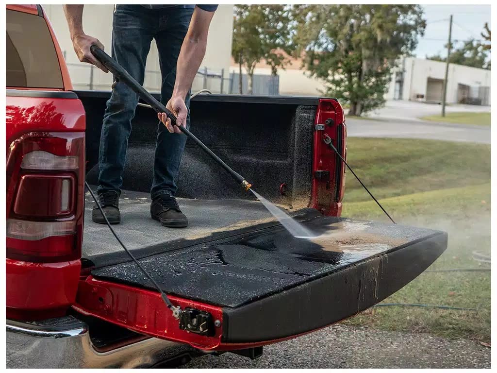 Impact Bed Liner Bedrug | Fits 2017 - 2024 Ford F - 250, F - 350 Super Duty 98.1 Bed (for Spray-in Bed Liners, #BRZSPRAYON is required), Charcoal Grey | ILQ17LBK