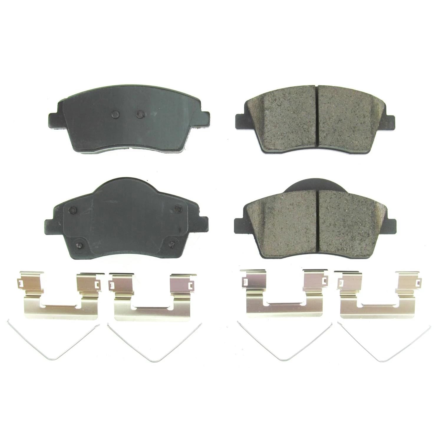 Front Brake Kit Power Stop For Volvo XC40 2019-25 - Ceramic Brake Pads With Installation Hardware, 17-8006