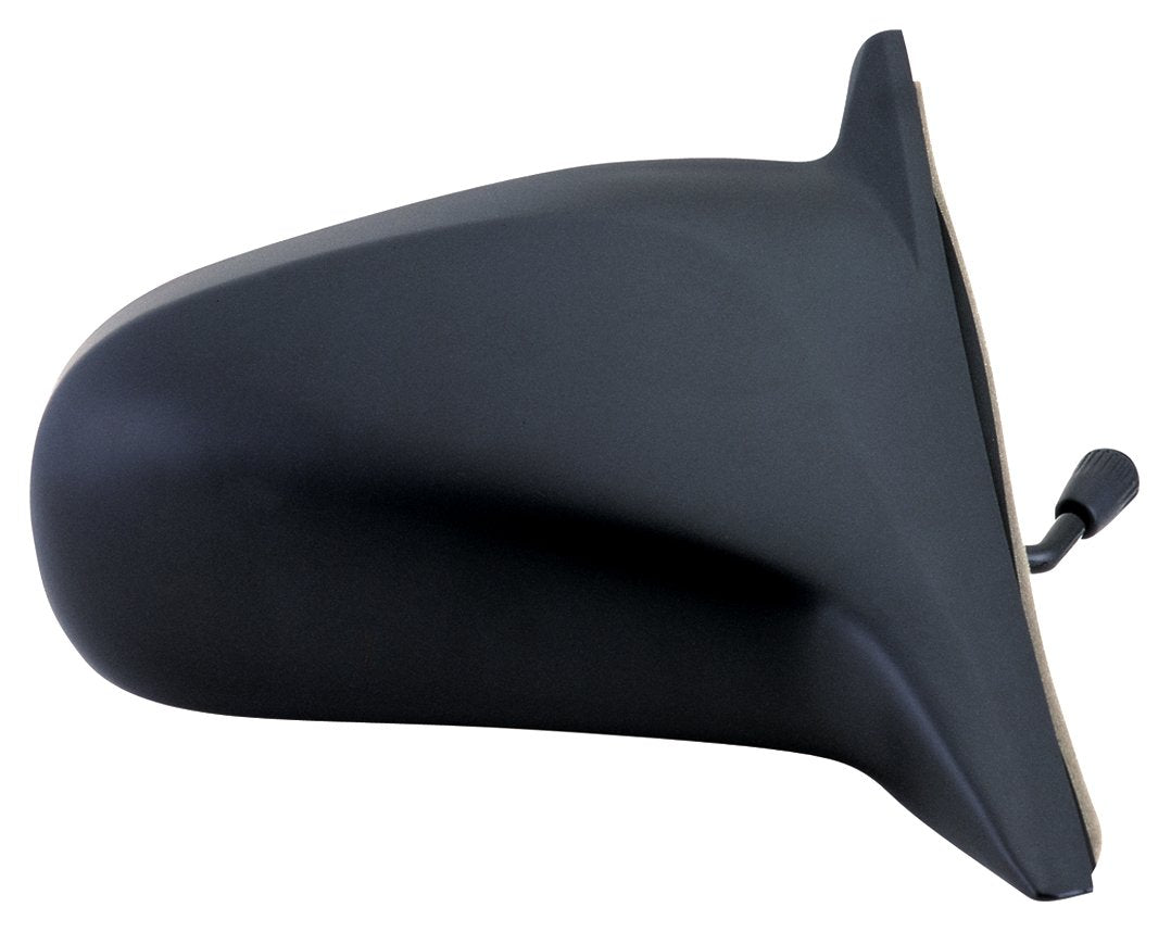 Passenger Side Fit Mirror for Honda Civic Sedan, Black, Non-Foldaway, Manual Remote