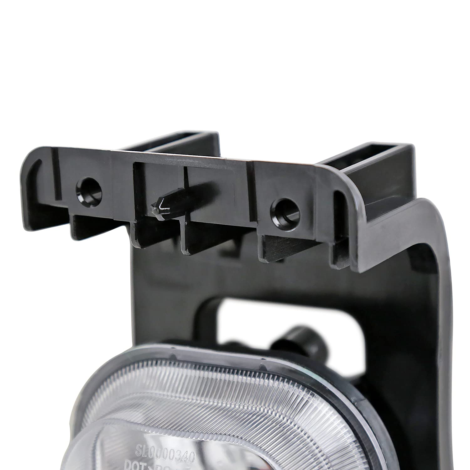 Fog Lights Spec-D Tuning Clear Lens +H10 Bulbs Compatible with Ford F250 F350 Super Duty 2005-2007, 2005 Excursion, L+R Pair Assembly