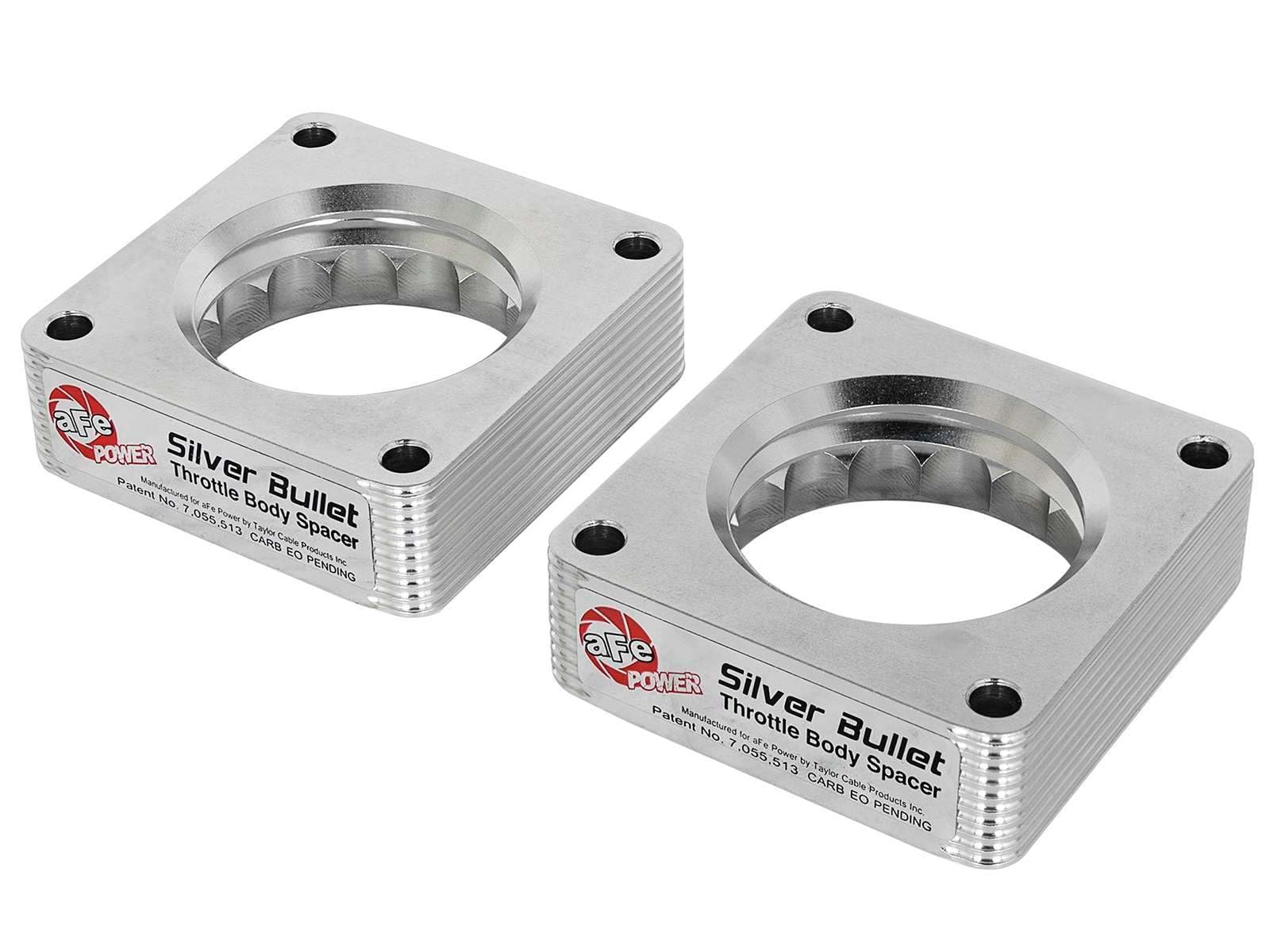 Throttle Body Spacer Kit Silver Bullet (Pair)
