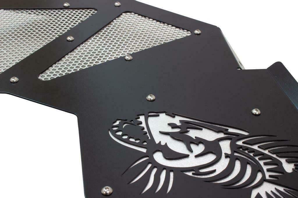 Jl Fishbone Offroad FB33130F: Inner Fenders Front - Aluminum - Black Powder Coat