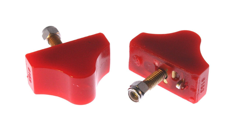 Lower Bump Stop Energy Suspension 9.9154R Single Hump Set for GM , Red