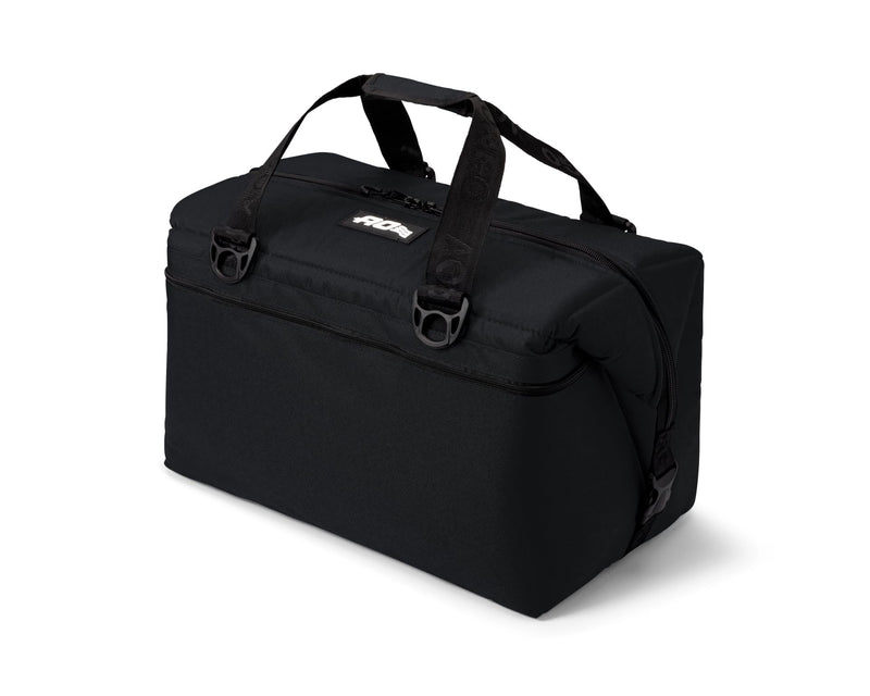 AO Coolers Soft-Sided Original Cooler Bag, Leak-Proof, Insulated, Lightweight, Black, 48-Can