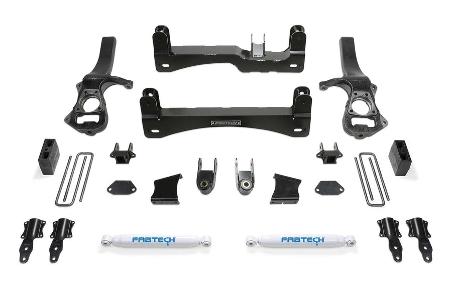 K1150 Fabtech Basic Lift System w/Shocks 6 in. Lift w/Rear Performance Shocks Lift System w/Shocks