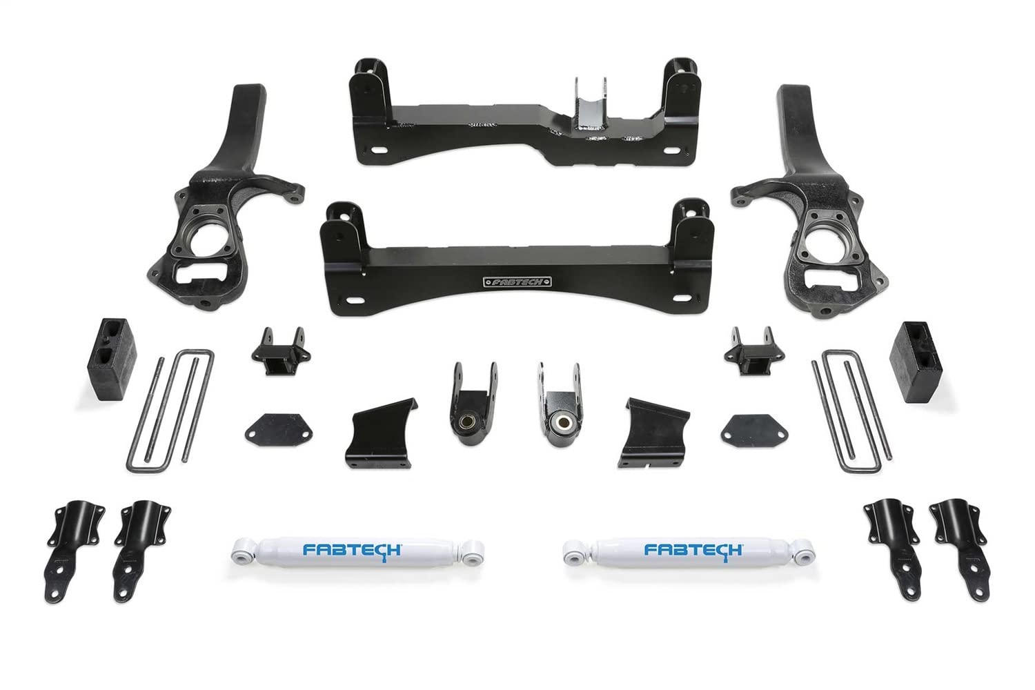 K1150 Fabtech Basic Lift System w/Shocks 6 in. Lift w/Rear Performance Shocks Lift System w/Shocks