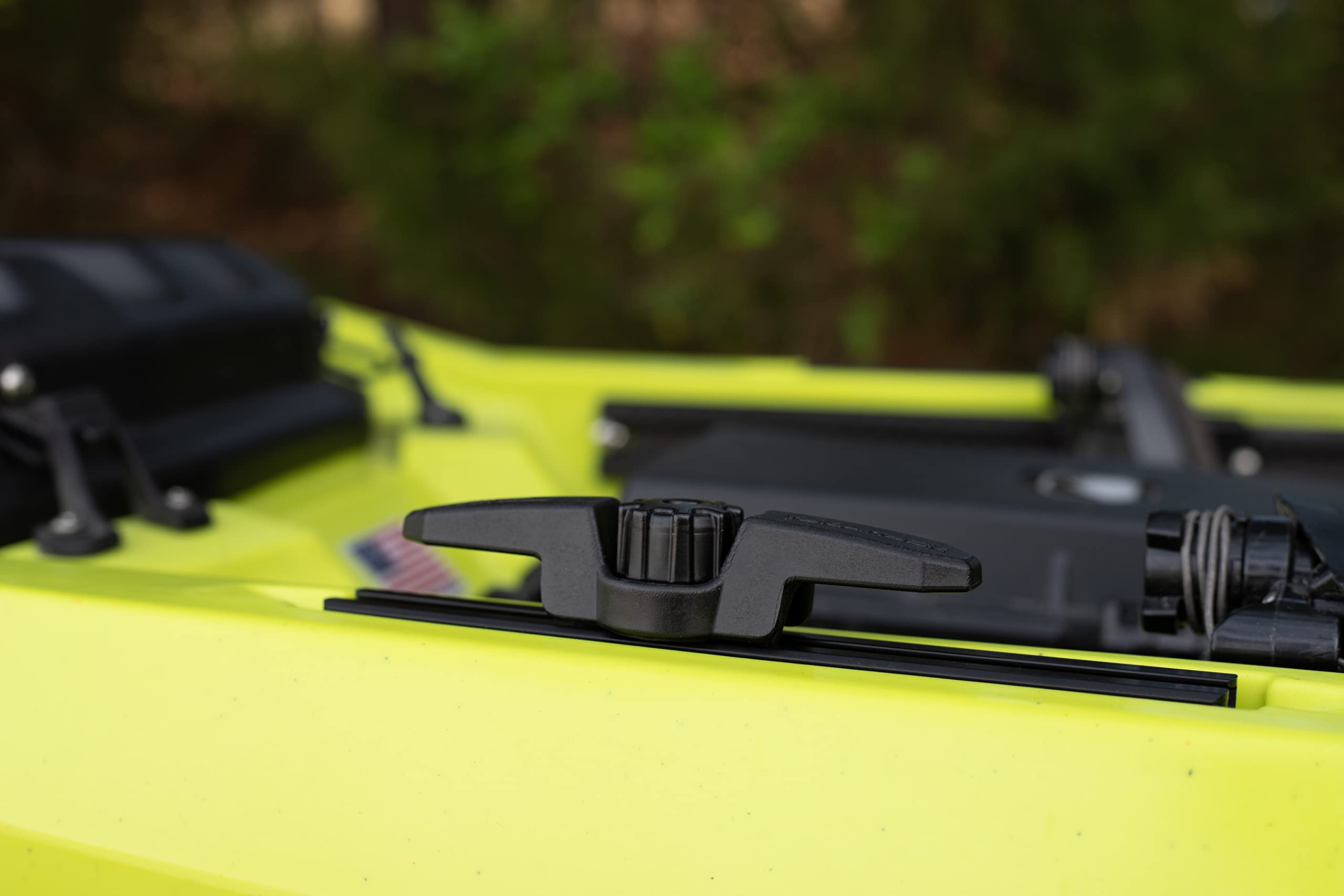 GT Cleat XL – YakAttack Track Mount Line Cleat for 1/2" Rope | Fits GearTrac, MightyMount, & Most Kayak Track Systems | Heavy-Duty Anchor Line Management | USA-Made Yak Attack