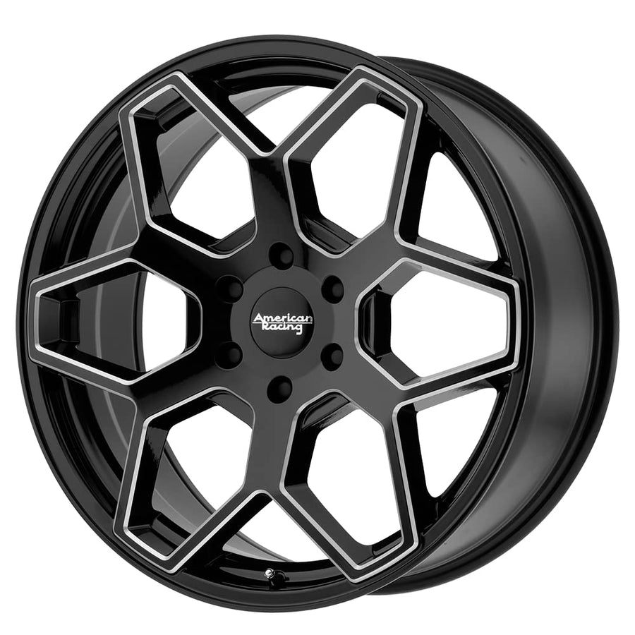 AR916 American Racing 20X8.5 6X5.5 G-BLK MILL 15MM - AR91628568315