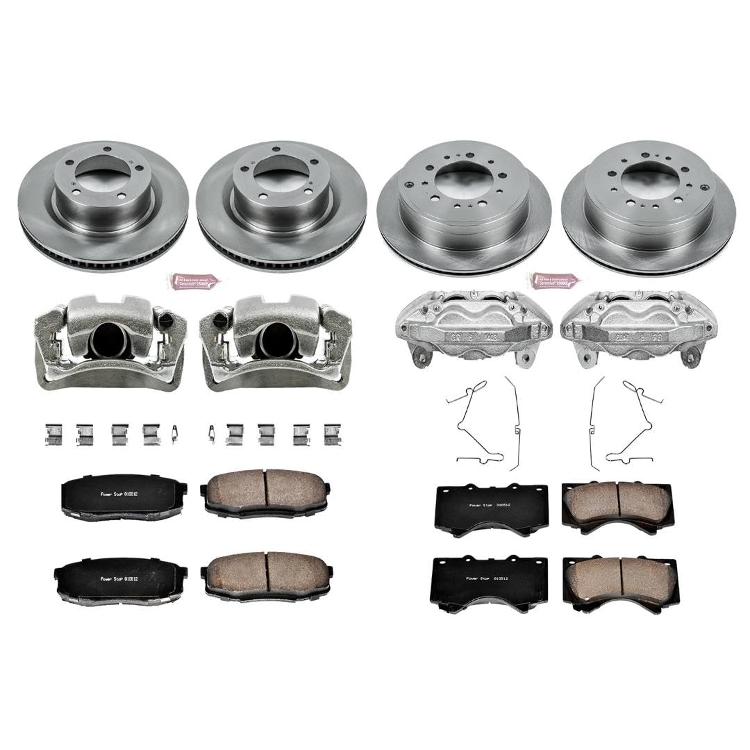 Power Stop KCOE2813A Brake Kit Autospecialty OE Replacement with Calipers For 2007-2015 Toyota Tundra | 2008-2015 Toyota Sequoia