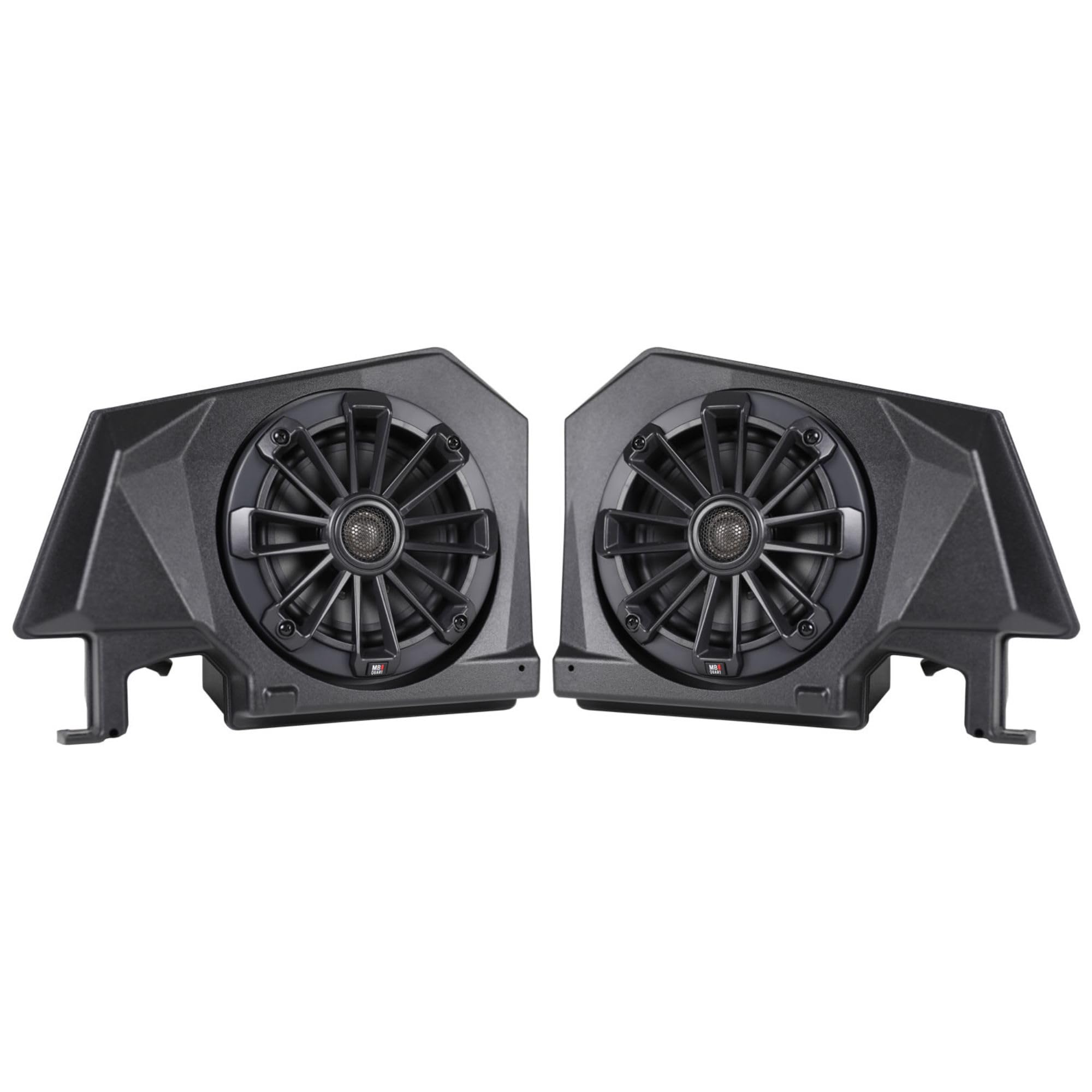 6.5" MB Quart Enhanced Rear Speaker & Enclosures Kit for Polaris RZR Pro XP, Pro R, and Turbo R - Durability, Easy Installation, Perfect for Off-Road