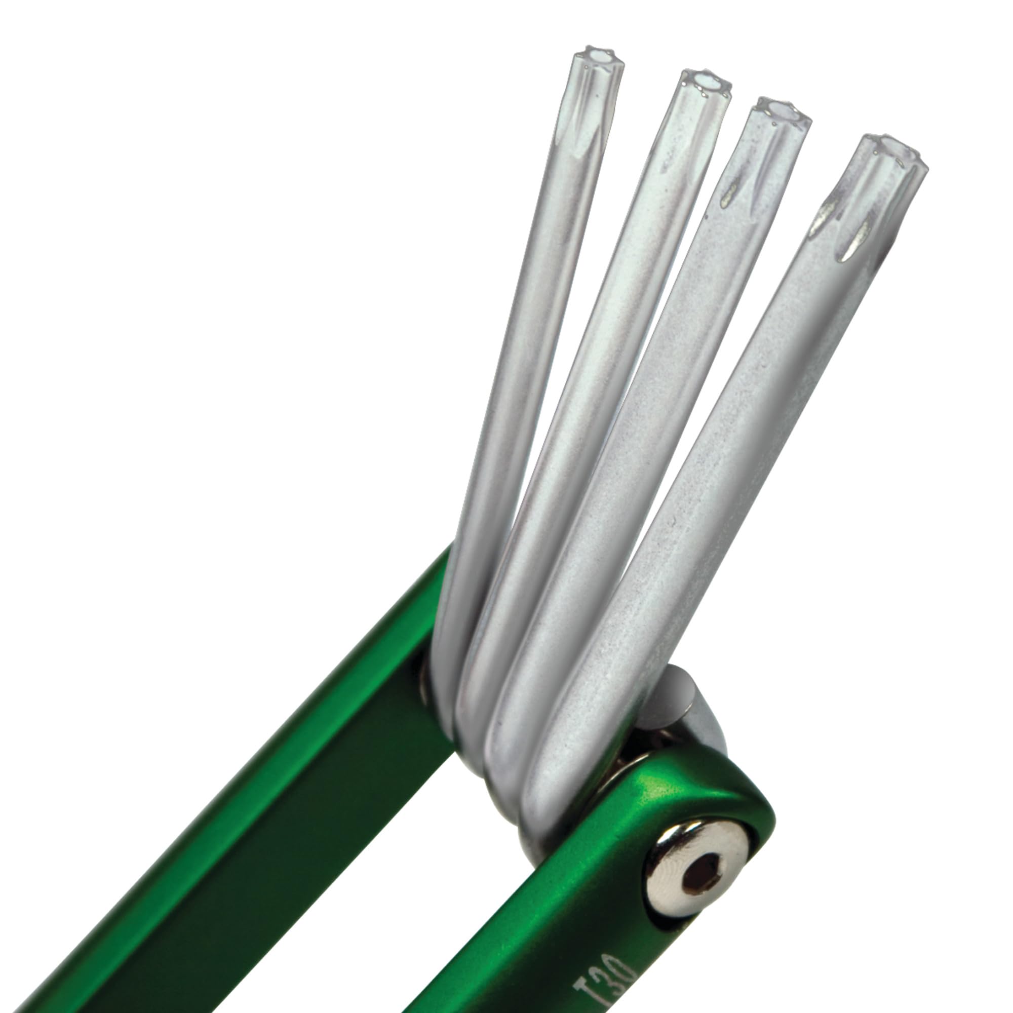 10pc Performance Tool Alum. Folding Star Hex Key W9134