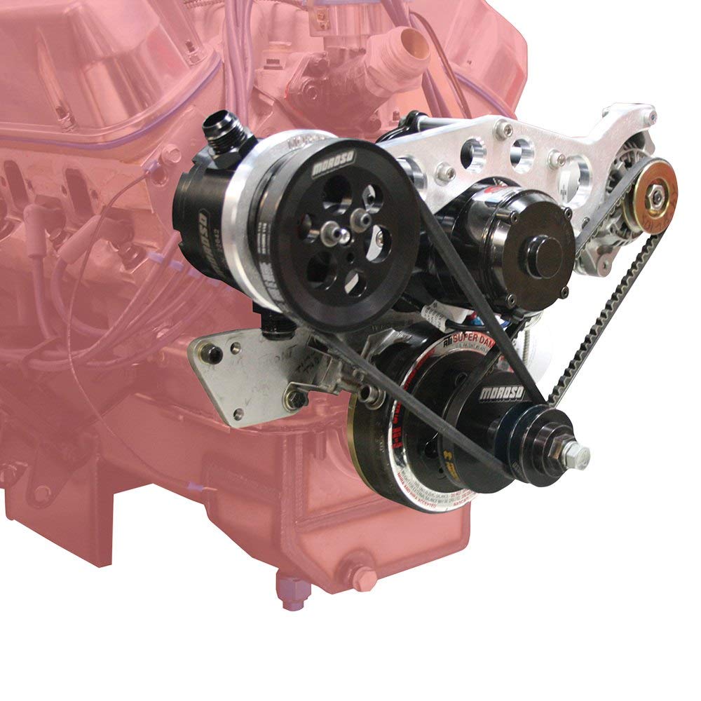 Alternator/Vacuum Pump Mount Moroso 63824 for Small Block Ford