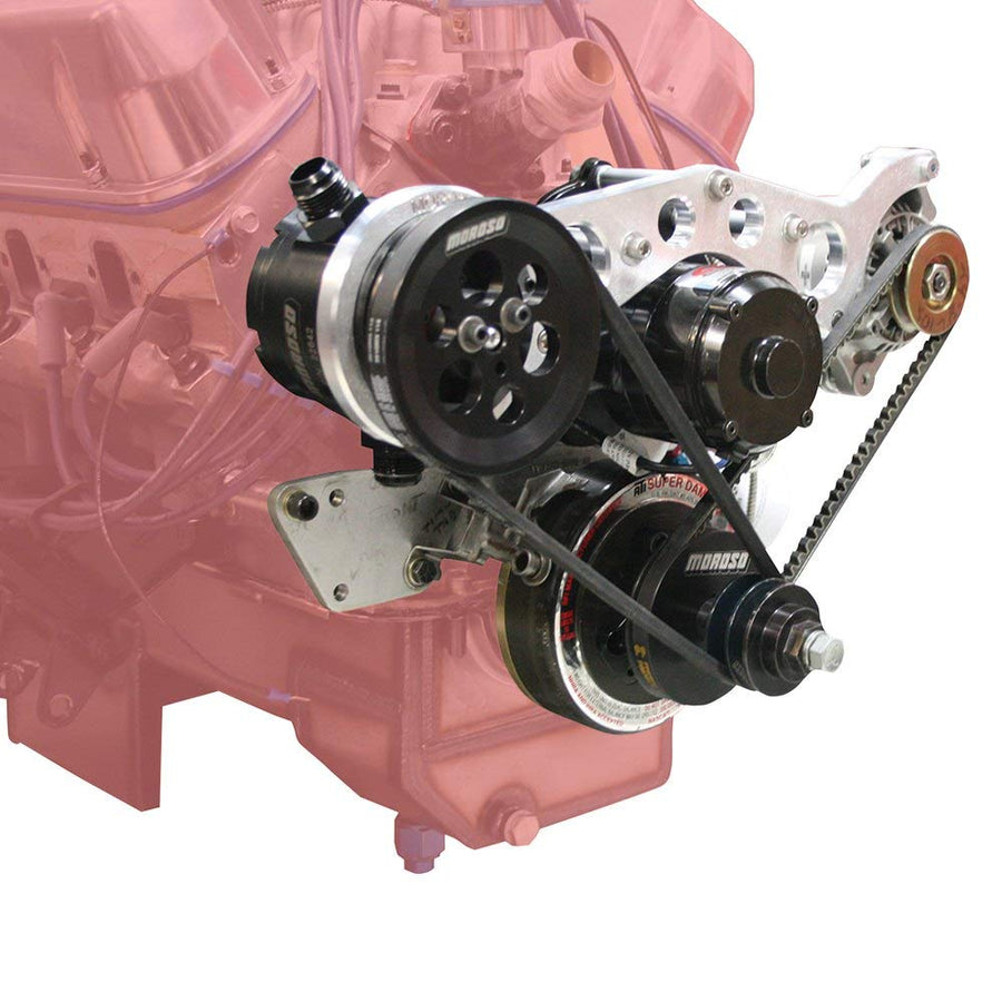 Alternator/Vacuum Pump Mount Moroso 63824 for Small Block Ford