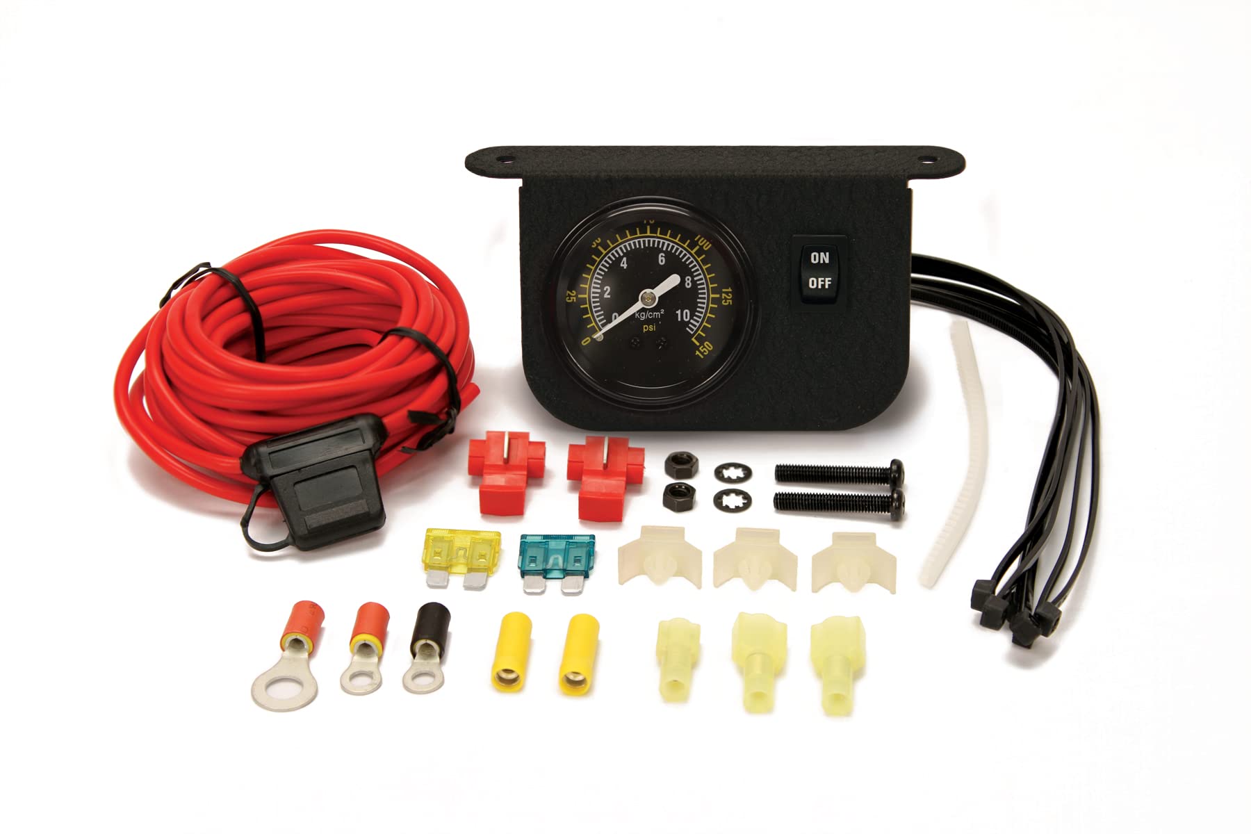 Dash Panel Gauge Kit VIAIR 10061, Black