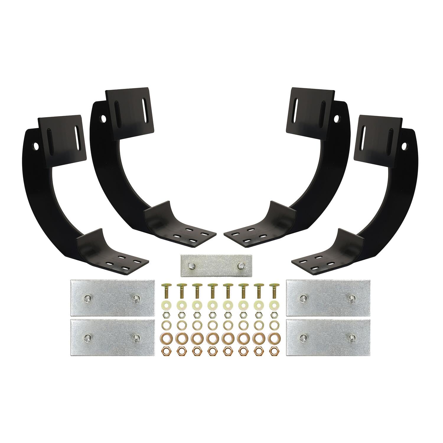 Westin Premier 22-1045 Oval Nerf Bar Mount Kit fits 1997-2004 F150 F250LD (Heritage Edition) Standard Cab Extended Cab Black Pair