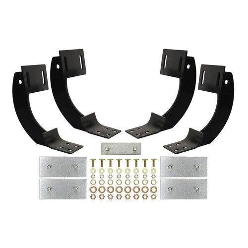 Westin Premier 22-1045 Oval Nerf Bar Mount Kit fits 1997-2004 F150 F250LD (Heritage Edition) Standard Cab Extended Cab Black Pair