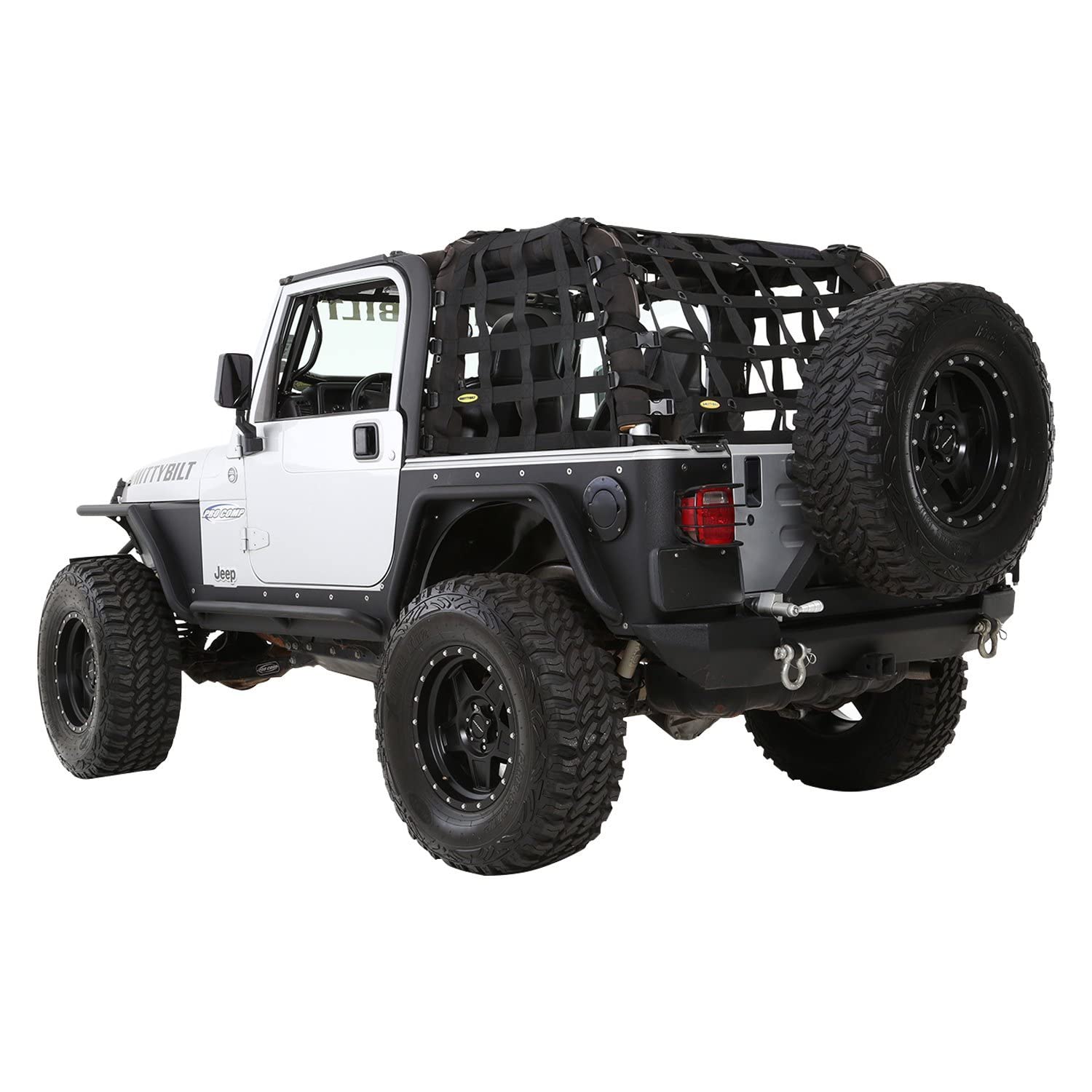 C-RES Smittybilt '2 HD' Trail Net, Black Diamond