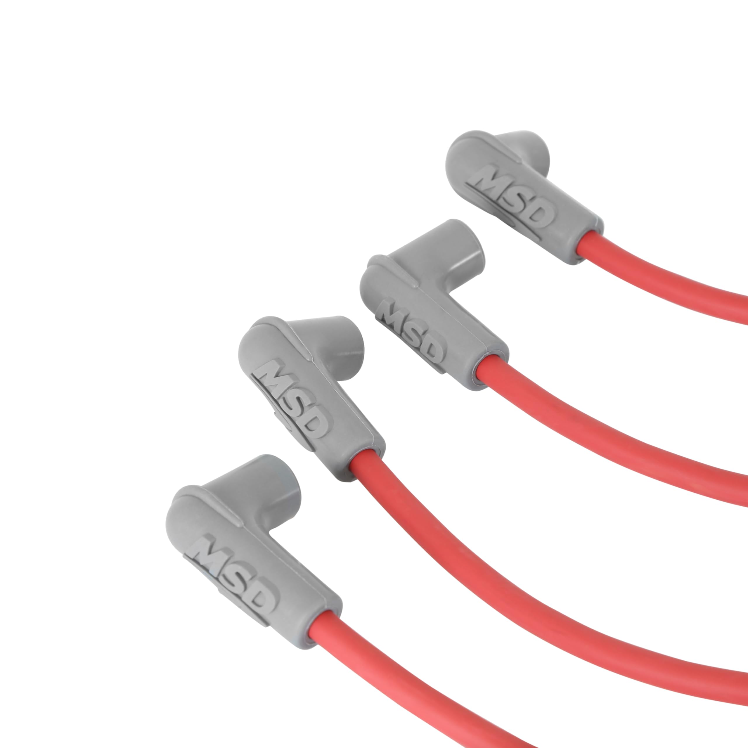Super Conductor MSD 32879 Spark Plug Wire Set, Red