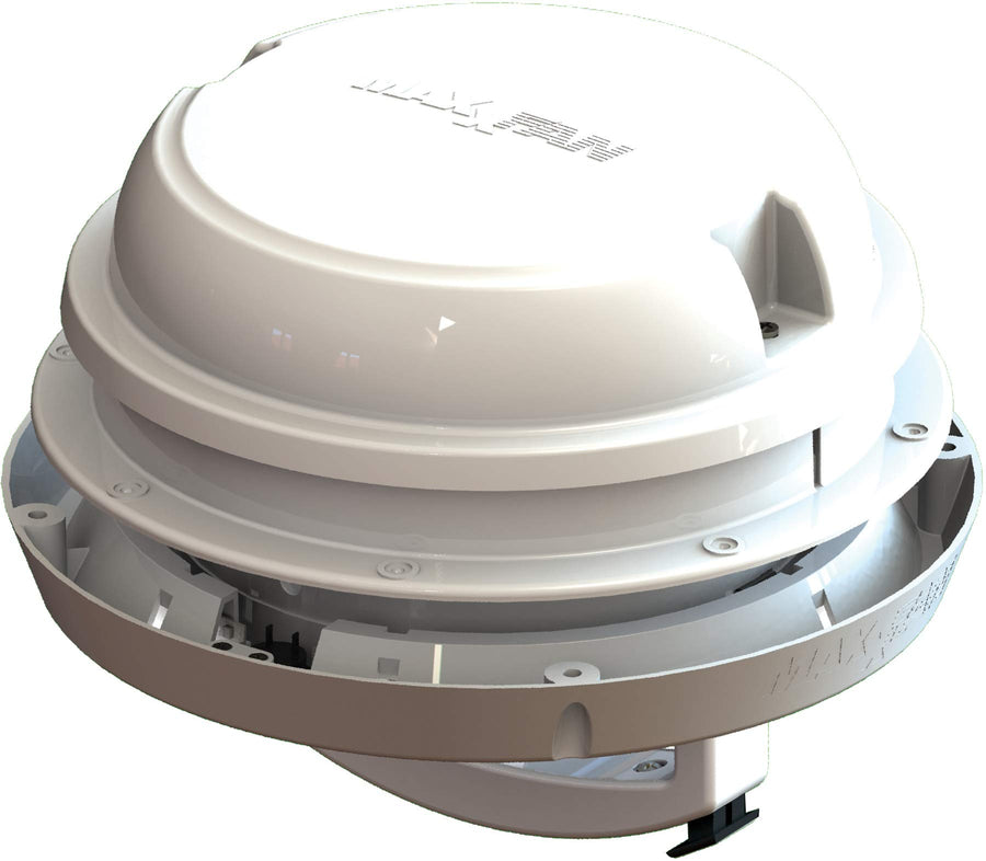 Maxx Air VENT MaxxFan Dome +, 6" Fan, Led, White