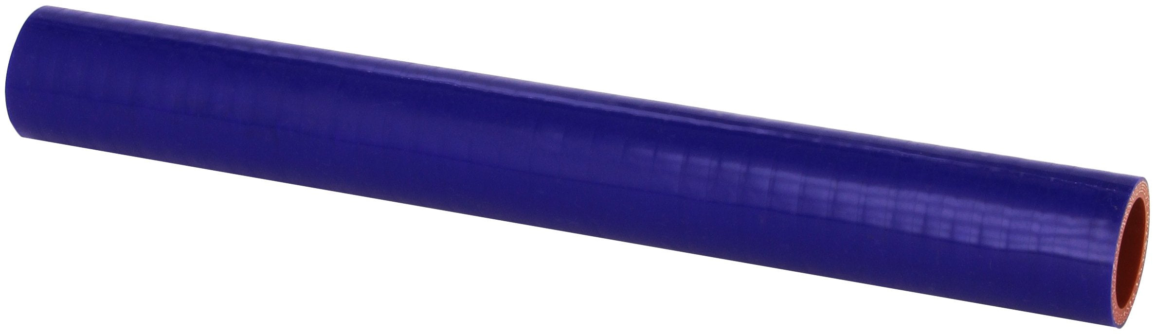 HPS Silicone HTST-112-BLUE High Temperature 4-ply Reinforced Tube Coupler Hose, 90 PSI Maximum Pressure, 12" Length, 1-1/8" ID, Blue