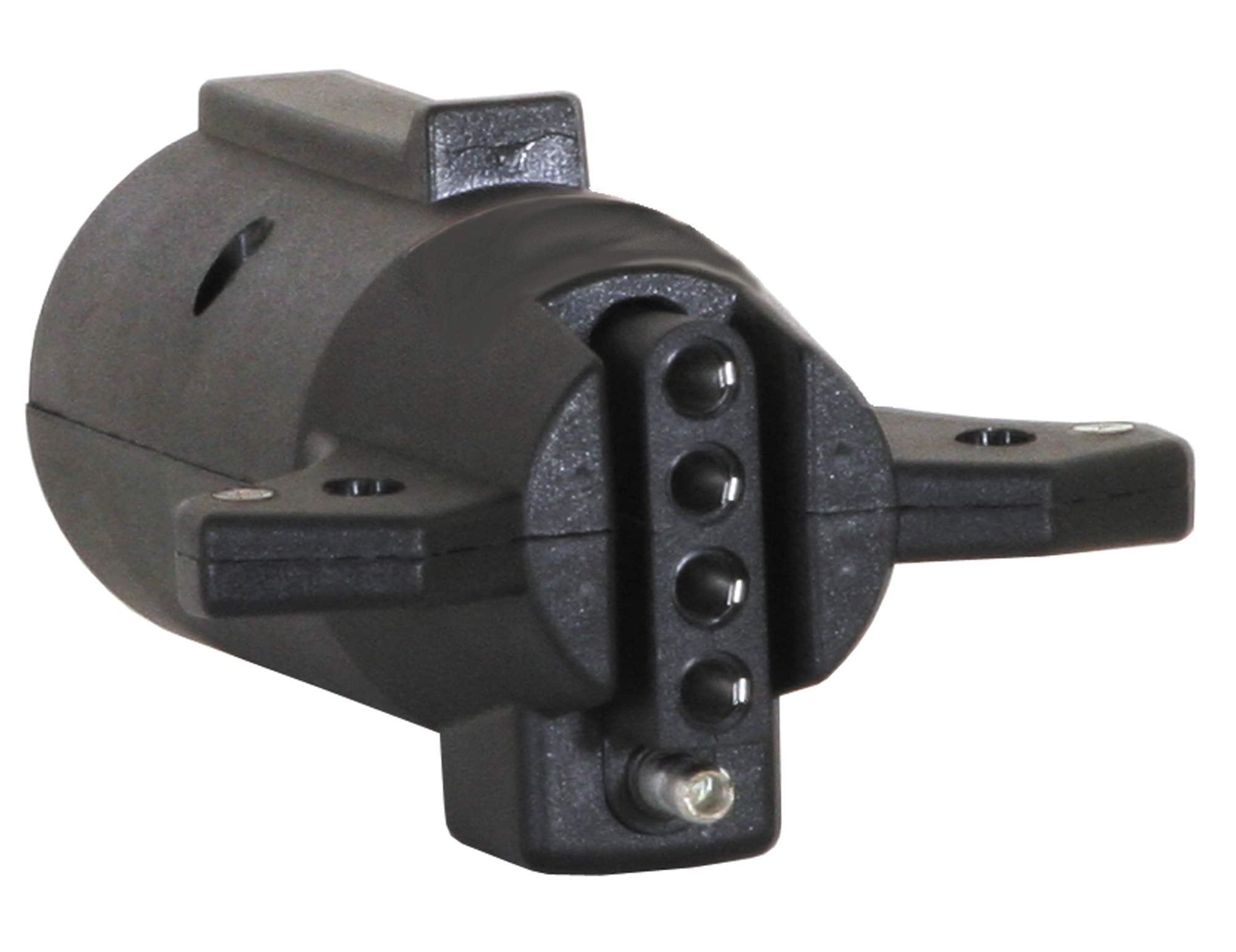 Buyers Products 7-Way TC2075P Flat to 5-Flat Plastic Trailer Connector Adapter, Truck Side Trailer Connect Adapter, Easily Convert 7 Way Flat Pin to 5 Flat Connection, Utility Truck Accessories