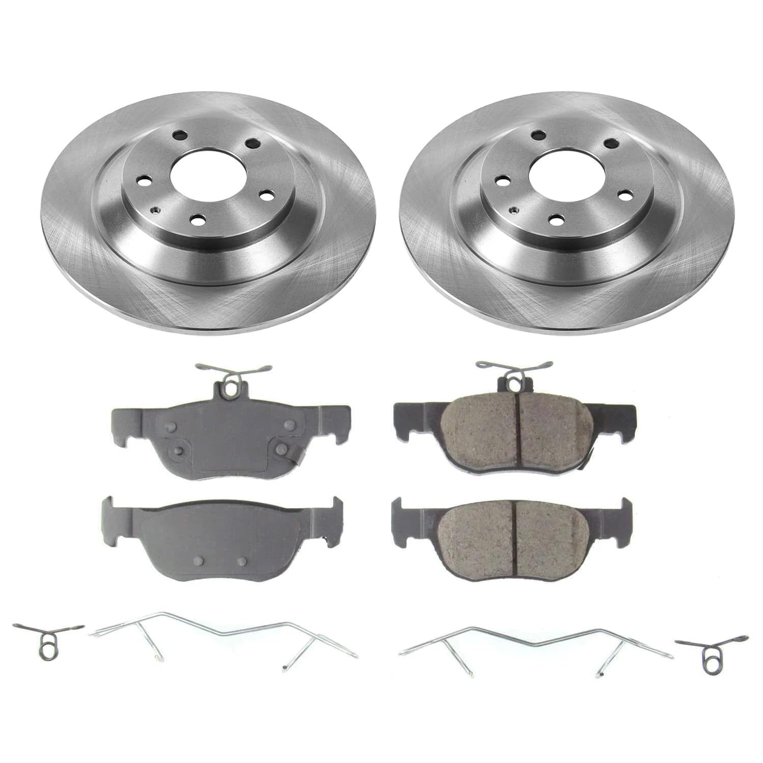 Rear POWERSTOP Stock Replacement Brake Pads and Rotors Brake Kit Autospecialty For Mazda CX-30 2020-2022 [Vehicle Specific]