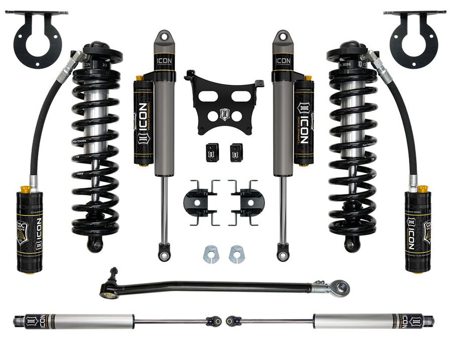 2023 Ford F-250/F-350 Super Duty ICON 4WD, 2.5-3" Lift, Stage 4 Coilover Conversion System