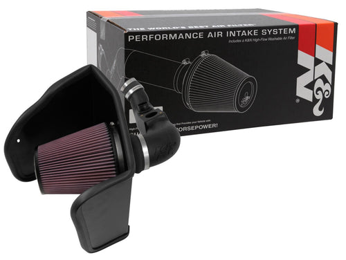 Cold Air Intake System K&N: High-Flow Air-Filter, Increase Performance & Horsepower: Compatible with 2016-2020 CHEVROLET Colorado; 2016-2020 GMC Canyon, 63-3095