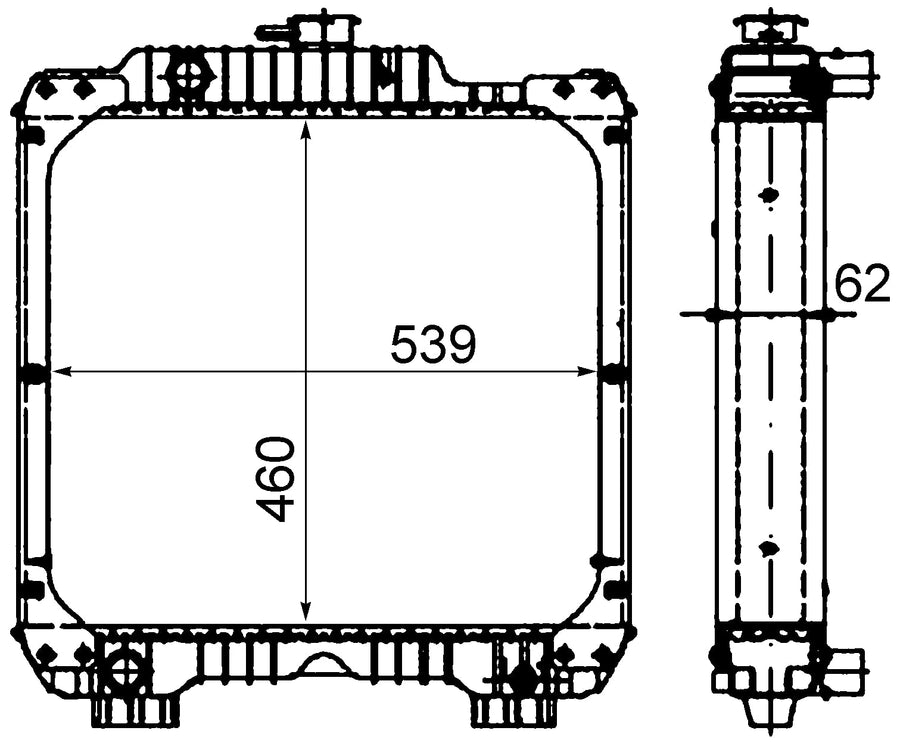 Radiator BEHR CR 1926 000P