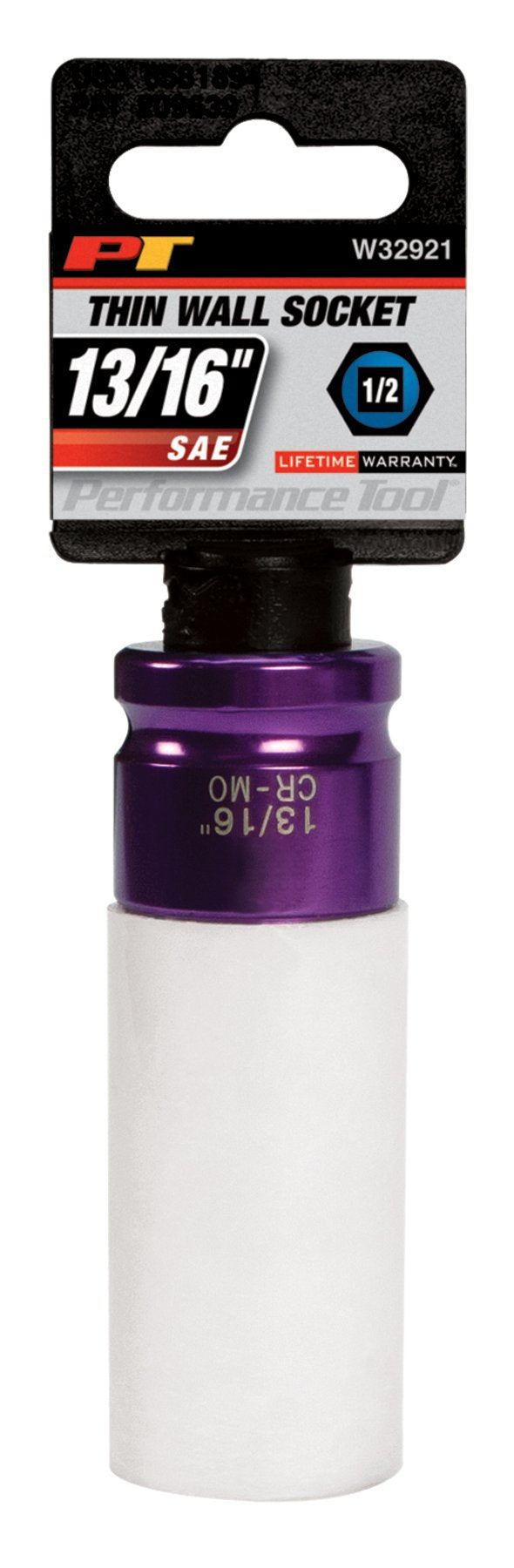 W32921 Performance Tool 1/2-Inch Impact Drive 13/16-Inch Thin Wall Socket
