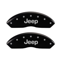 Caliper Covers MGP 42007SJPLBK with Black Powder Coat Finish, (Set of 4)