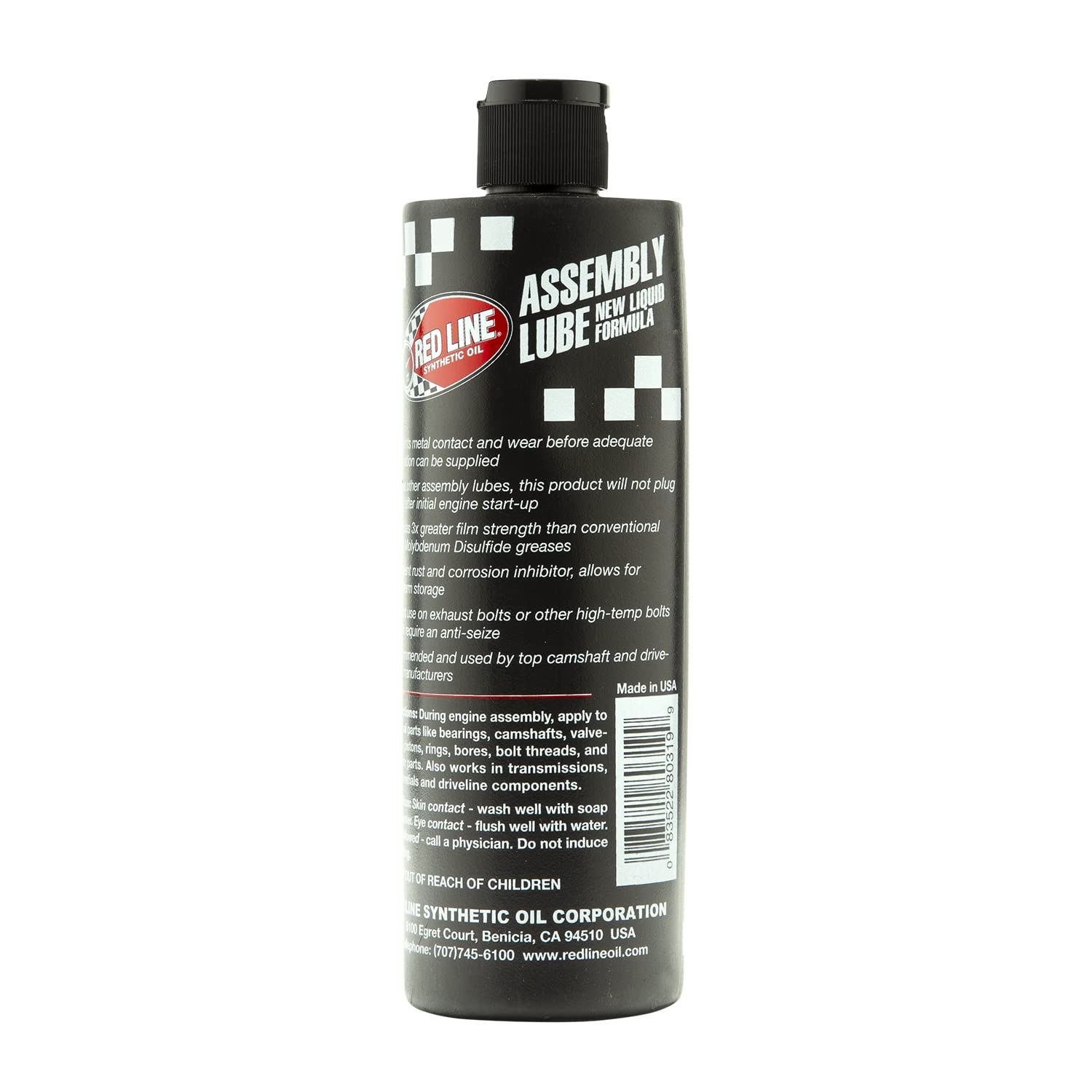 Liquid Red Line 80319 Synthetic Assembly Lube - 12 Ounce
