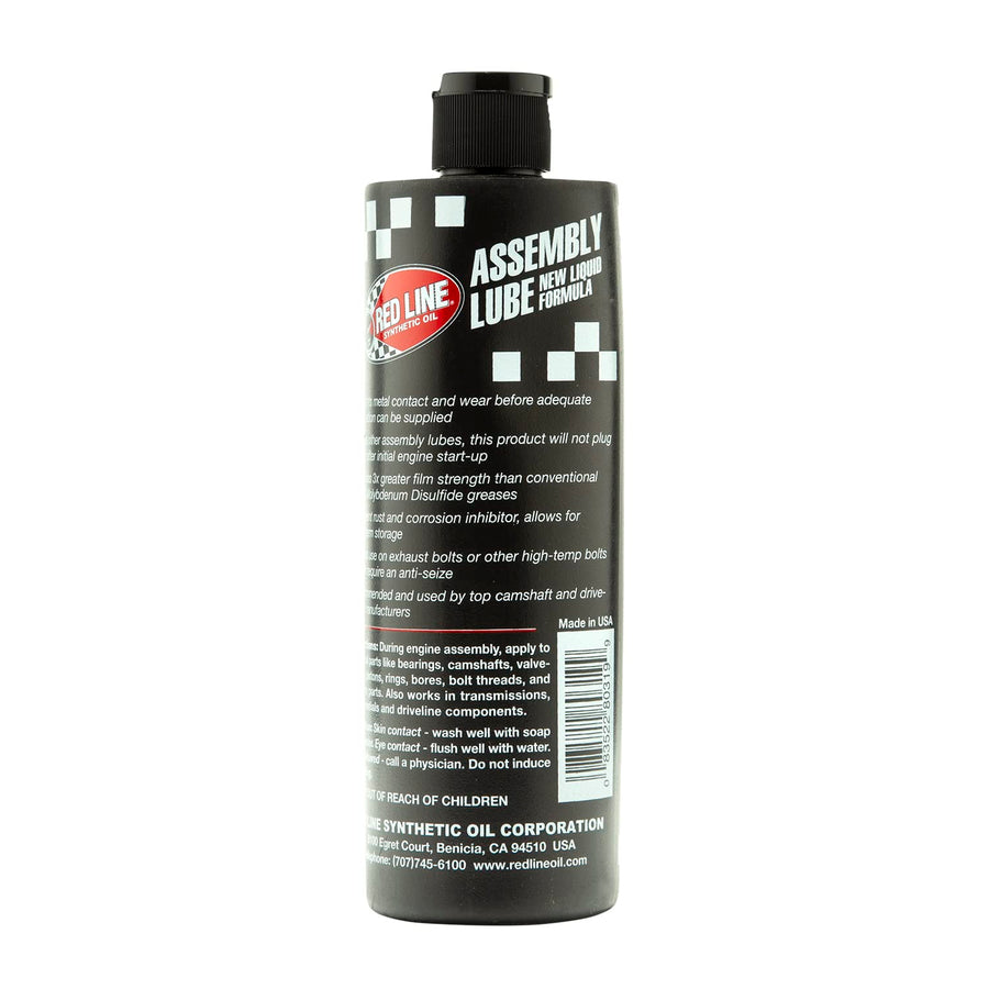 Liquid Red Line 80319 Synthetic Assembly Lube - 12 Ounce