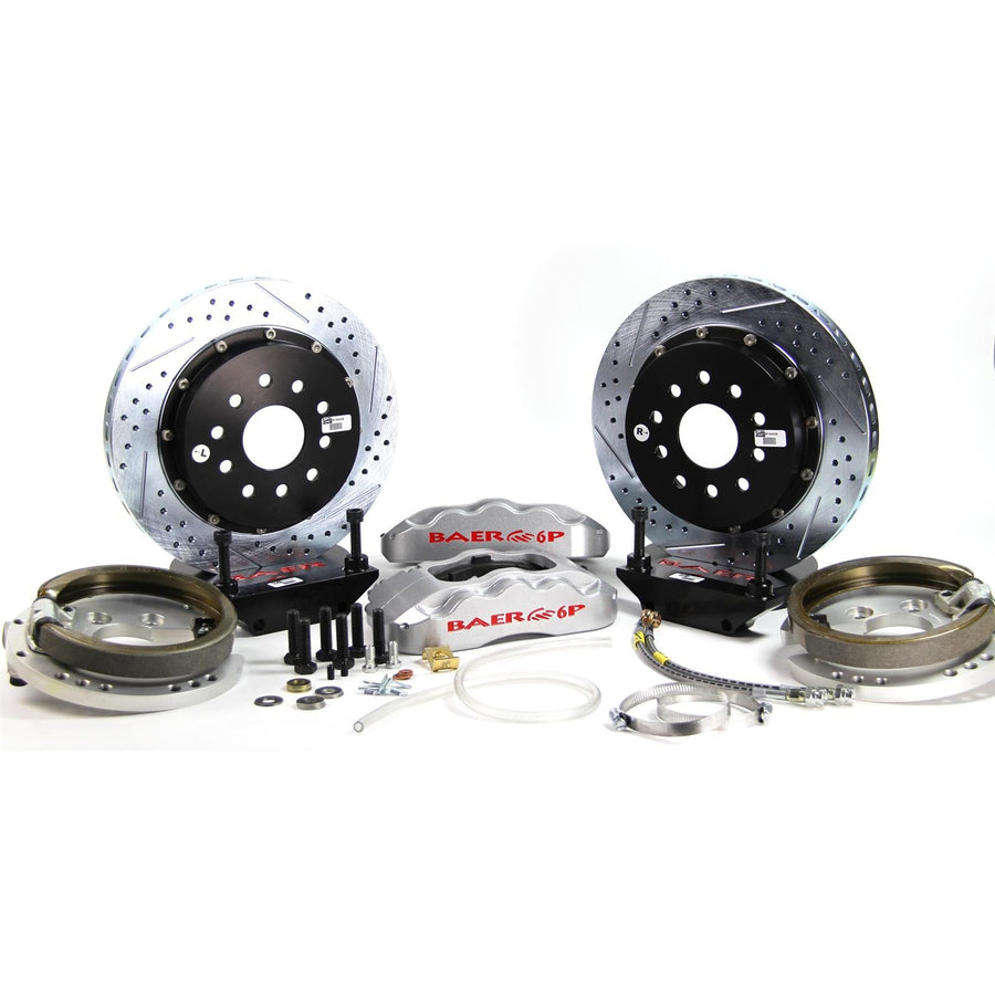 14" Pro+ Brake Sys Rr Slvr Baer Brakes 92-93 Typhoon (4302477S)