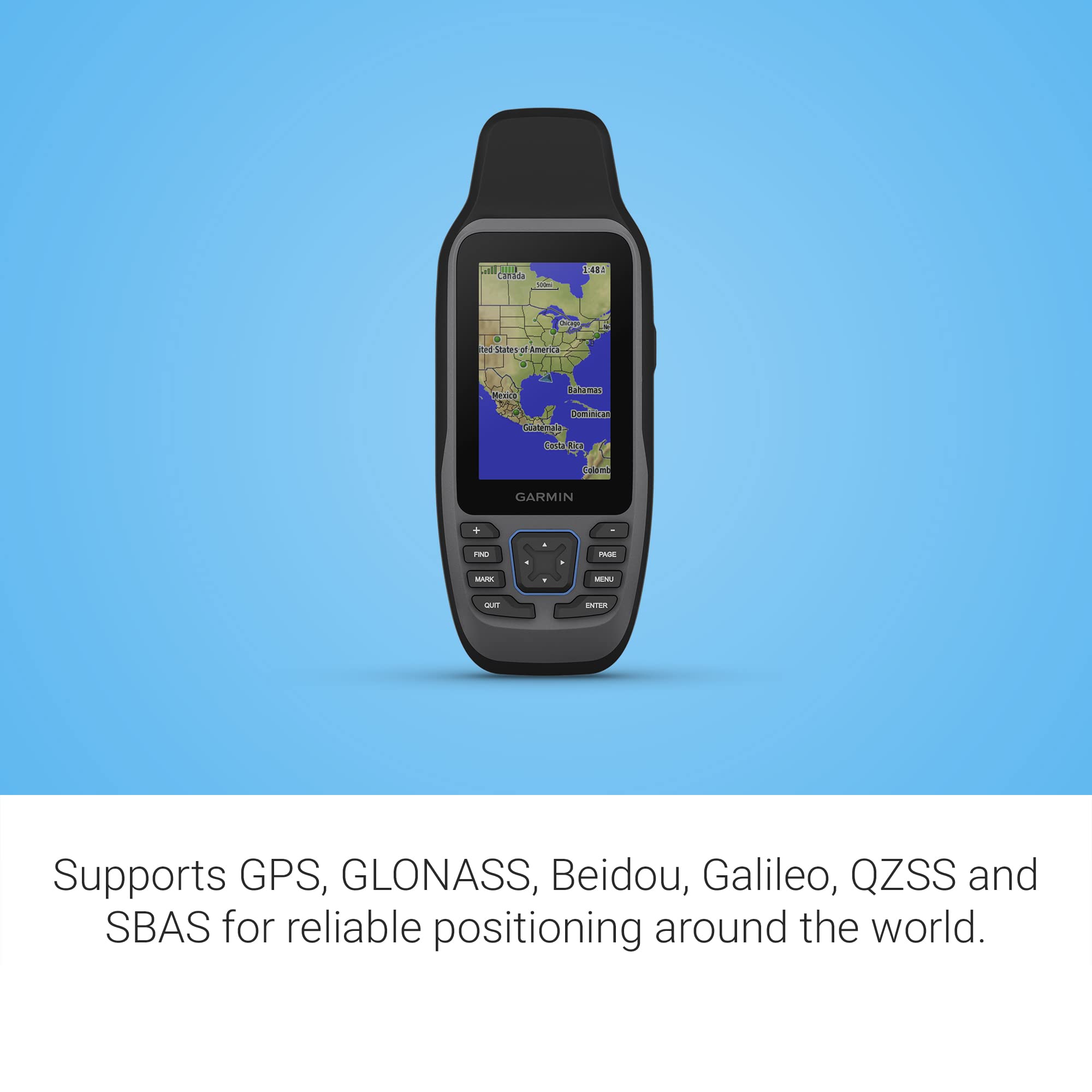Garmin GPSMAP 79sc, Handheld Marine GPS Preloaded with BlueChart g3 Coastal Charts, Rugged Design and Floats in Water