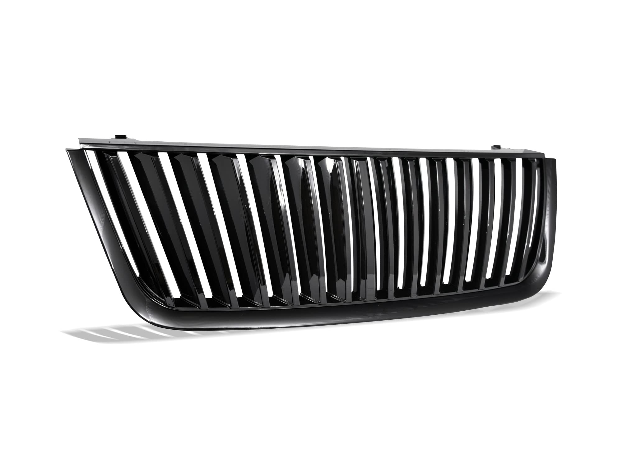 Vertical Front Hood Grille Armordillo USA 7148062 - Matte Black Fits 2003-2006 Ford Expedition
