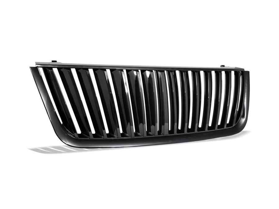 Vertical Front Hood Grille Armordillo USA 7148062 - Matte Black Fits 2003-2006 Ford Expedition