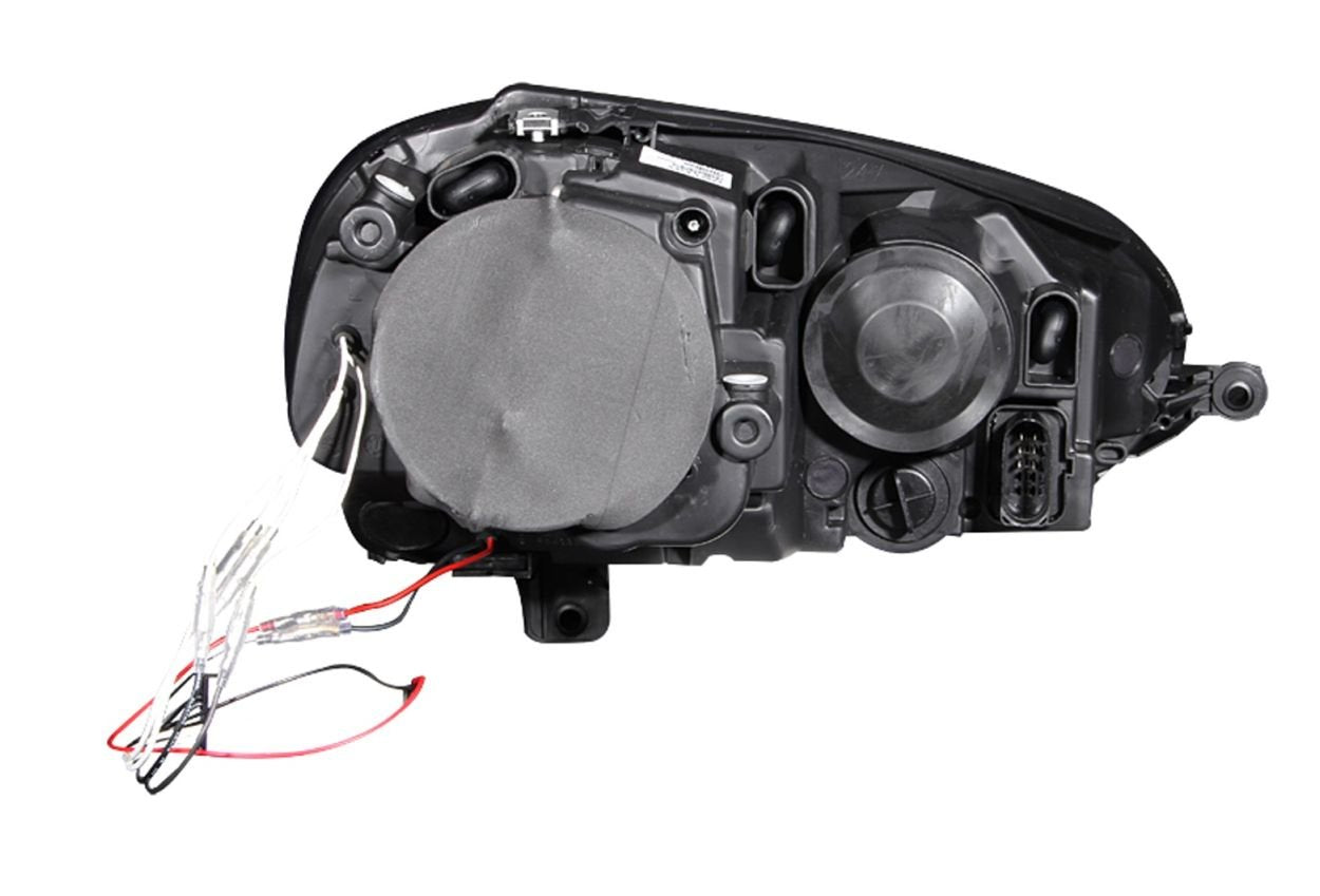 Projector Headlight Set ANZO USA w/CCFL Halo-Black 121345