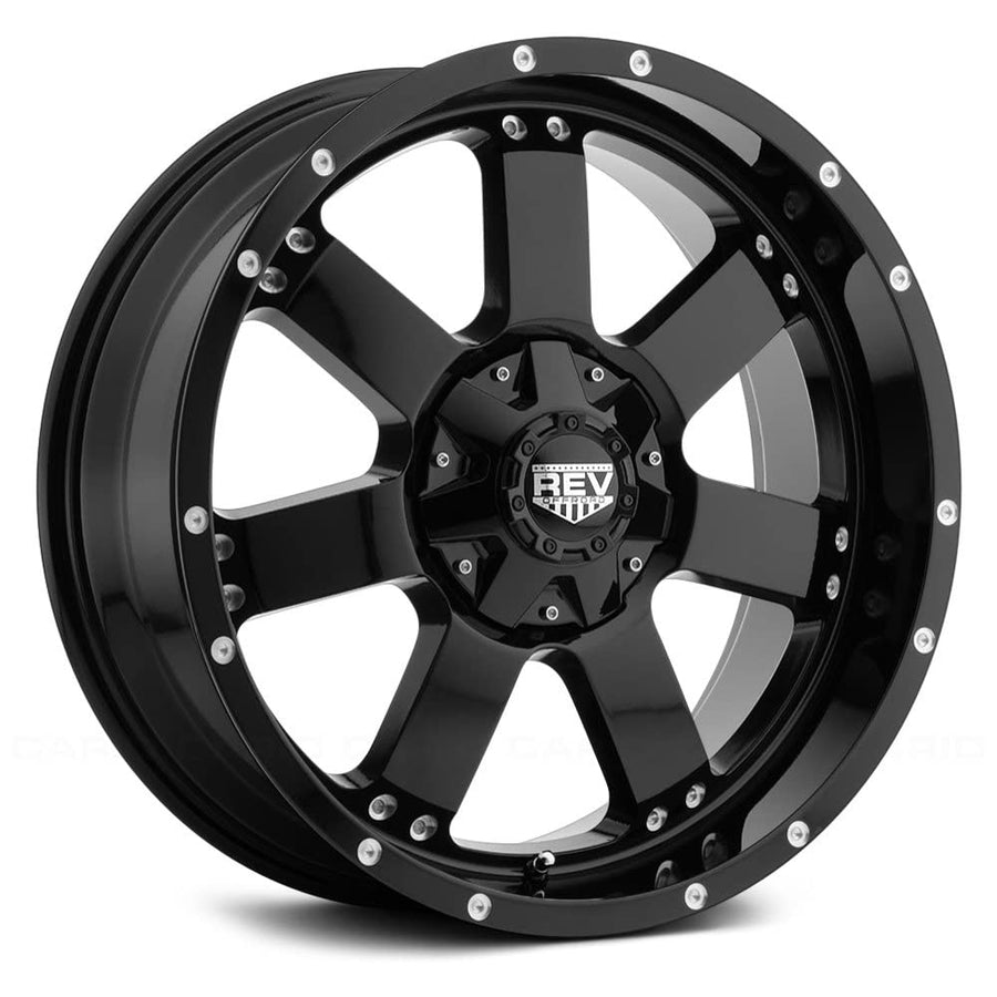 885 Series REV Wheels 885B-7908312 - 17x9-4.53 bs - 6x5.5/ 6x135 - Black