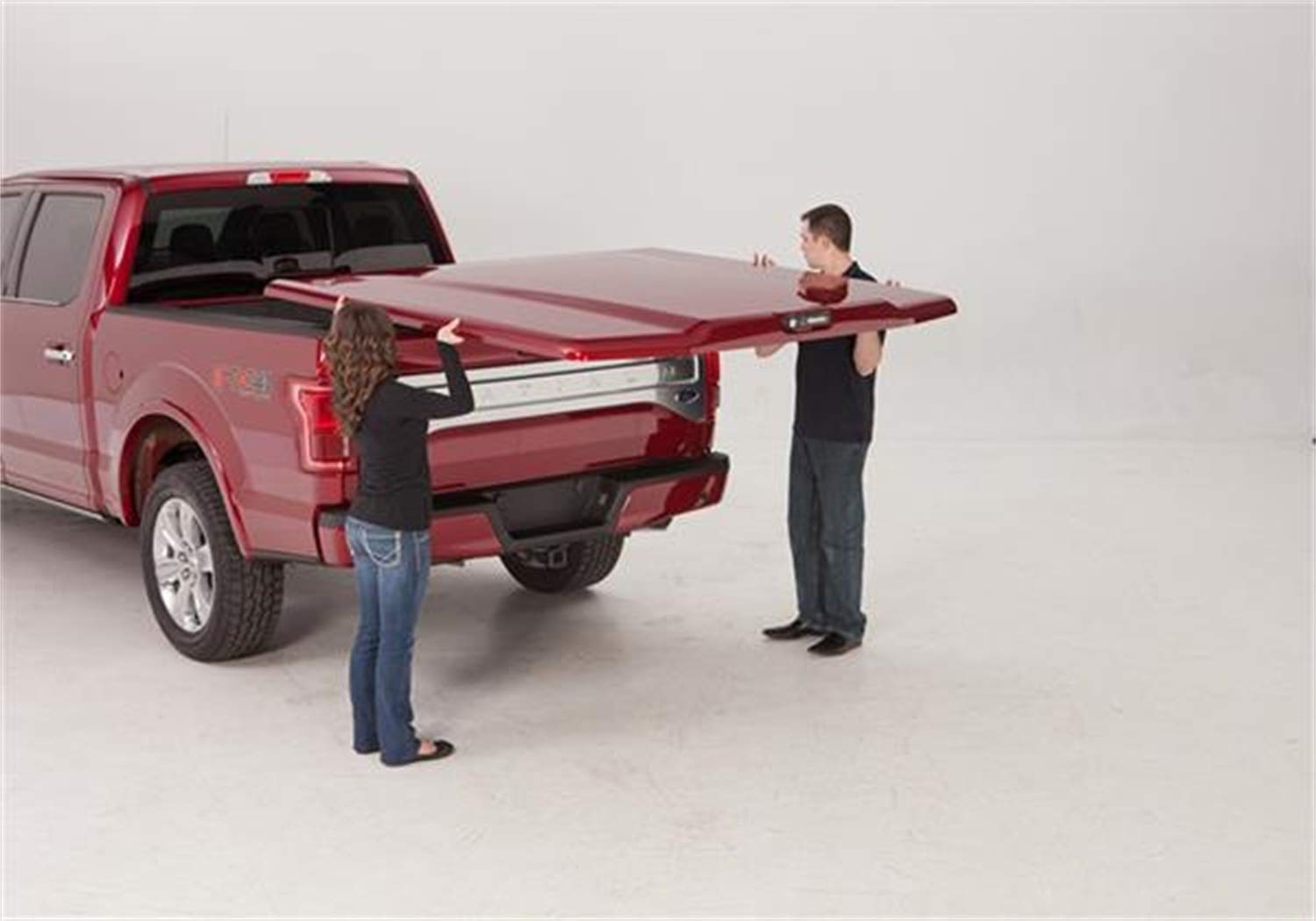 UnderCover Elite LX RealTruck One-Piece Truck Bed Tonneau Cover | UC1118L-50 | Fits 2014 - 2018, 2019 Limited/Legacy Chevy Silverado 1500 50(GAZ)(WA8624) - Summit White 5' 9" Bed (69.3")