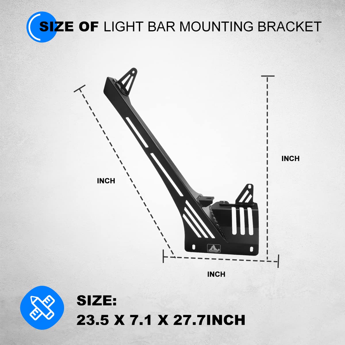 Light Bar Mounting Brackets NIXON OFFROAD Heavy Duty Steel Front Windshield Frame A-Pillar Fit for 2018-2026 Jeep Wrangler JL/JLU & 2019-2026 Jeep Gladiator JT W