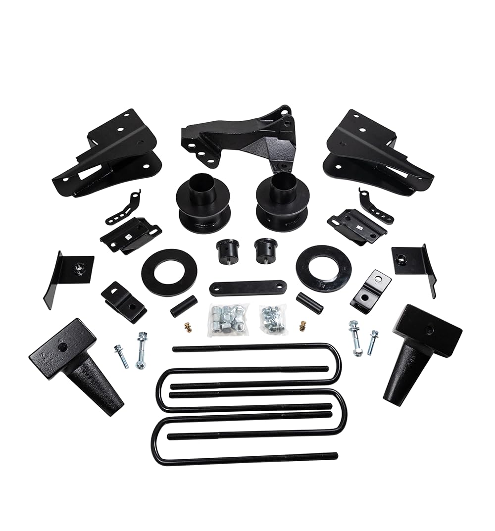 3.5'' SST Lift Kit ReadyLIFT with 4'' Tapered Blocks Radius Arm Drop Brackets For Ford F250/F350 4WD