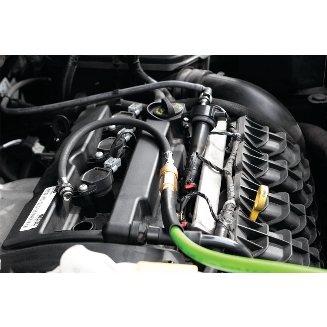 Flexible Spark Plug Hole and Valve Component Service Tool Performance Tool W84003 with 14-Inch Hose and 1/4-NPT Air Hose Fitting