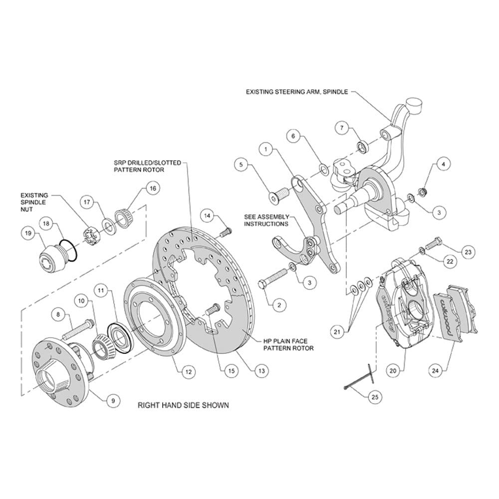Brake Kit Wilwood 14012459D