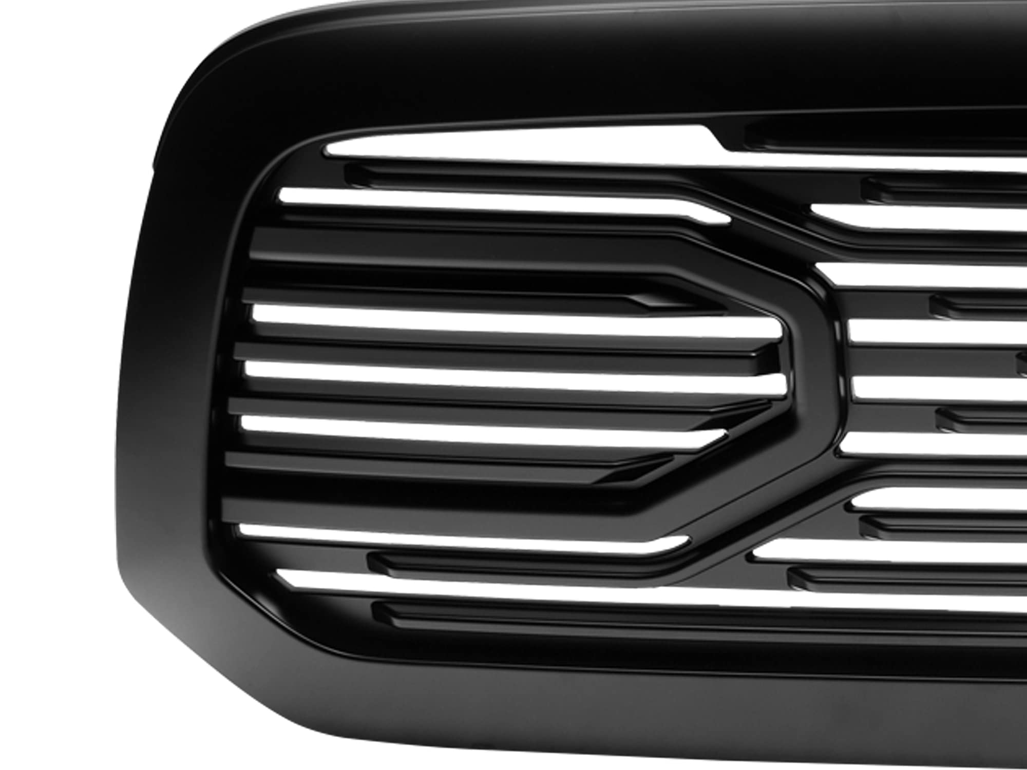 Big Horn Armordillo USA 7178403 Horizontal Front Hood Grille - Matte Black Fits 2013-2018 Dodge Ram 1500