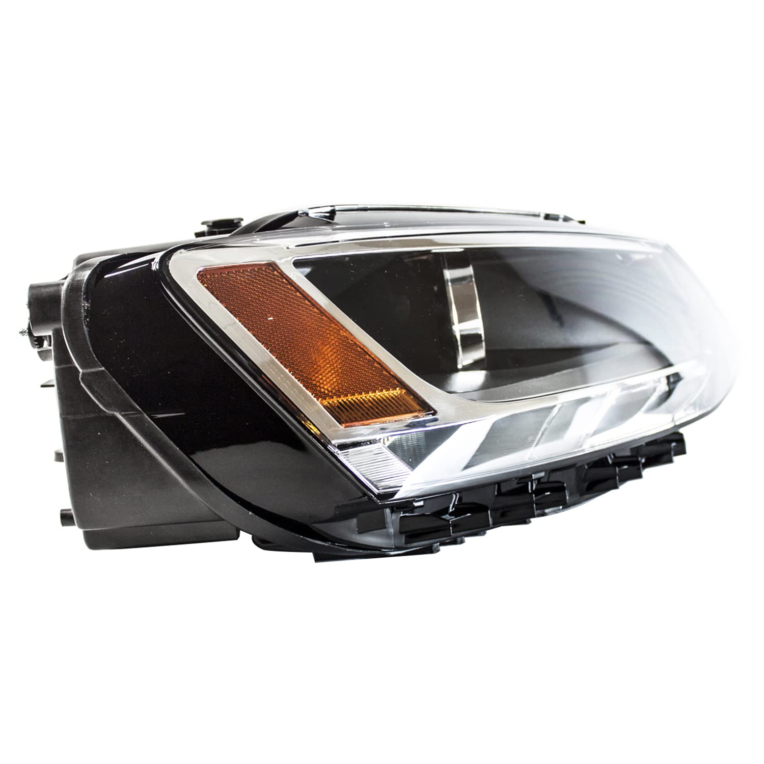Right TYC Headlight Assembly Compatible with 2011-2016 Volkswagen Jetta