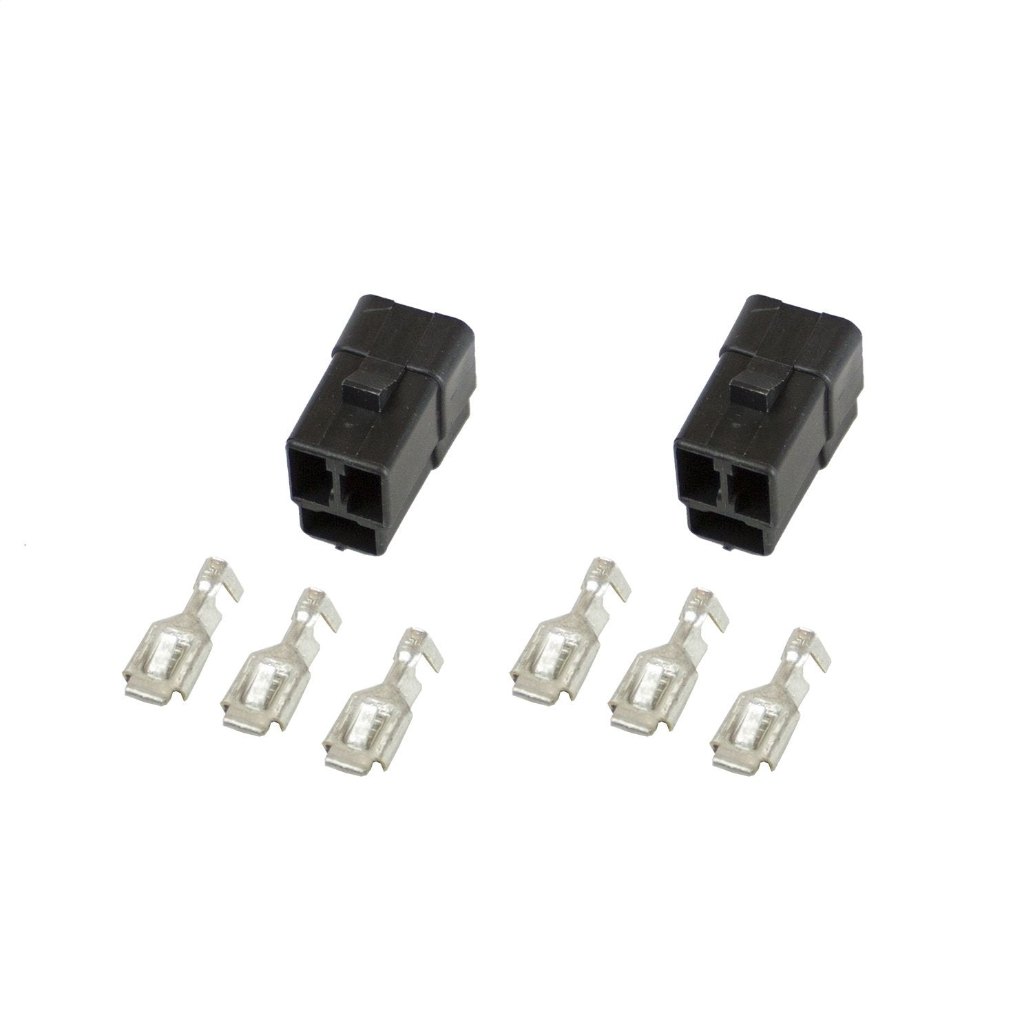 3-Terminal Auto Meter Wiring Connector for Electric Gauge, (Pack of 2)