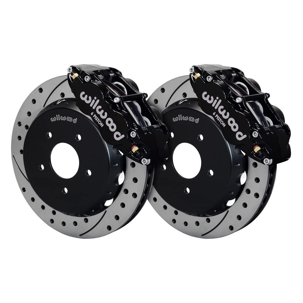 140-8753-D WILWOOD FNSL6R Front Hat Kit, 13.06", Drilled 2004-2006 Pontiac GTO