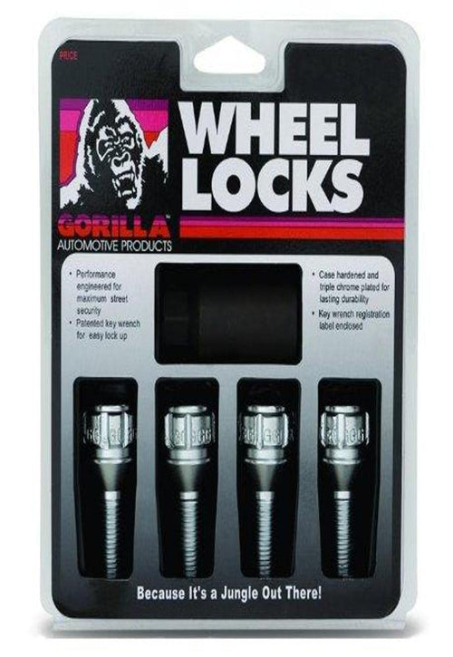 Cone Seat Gorilla Automotive 47020N Bolt Locks (14mm x 1.50 Thread Size)